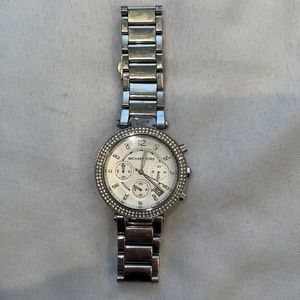 Silver tone Michael Kors ladies watch